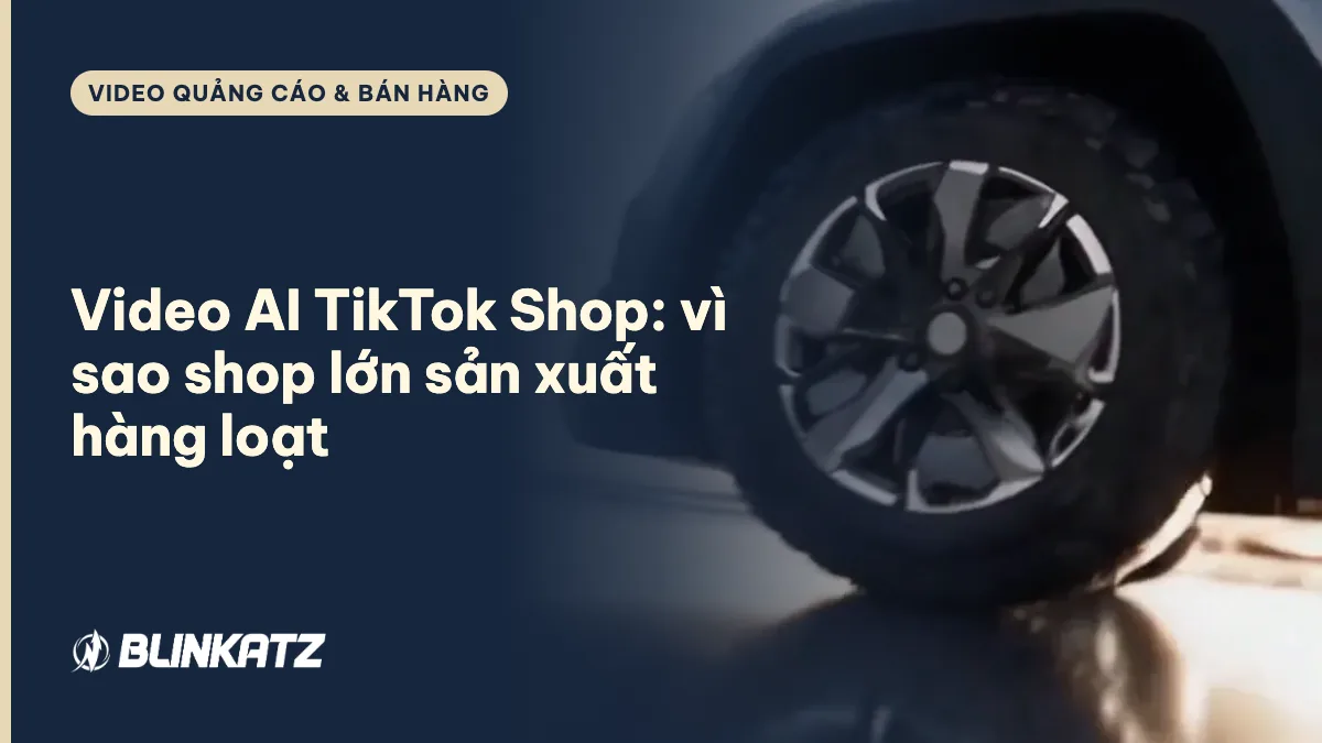 Video AI TikTok Shop: cận cảnh bánh xe VinFast WILD khung dọc