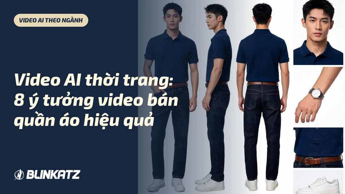 Video AI thời trang: 8 ý tưởng video bán quần áo hiệu quả