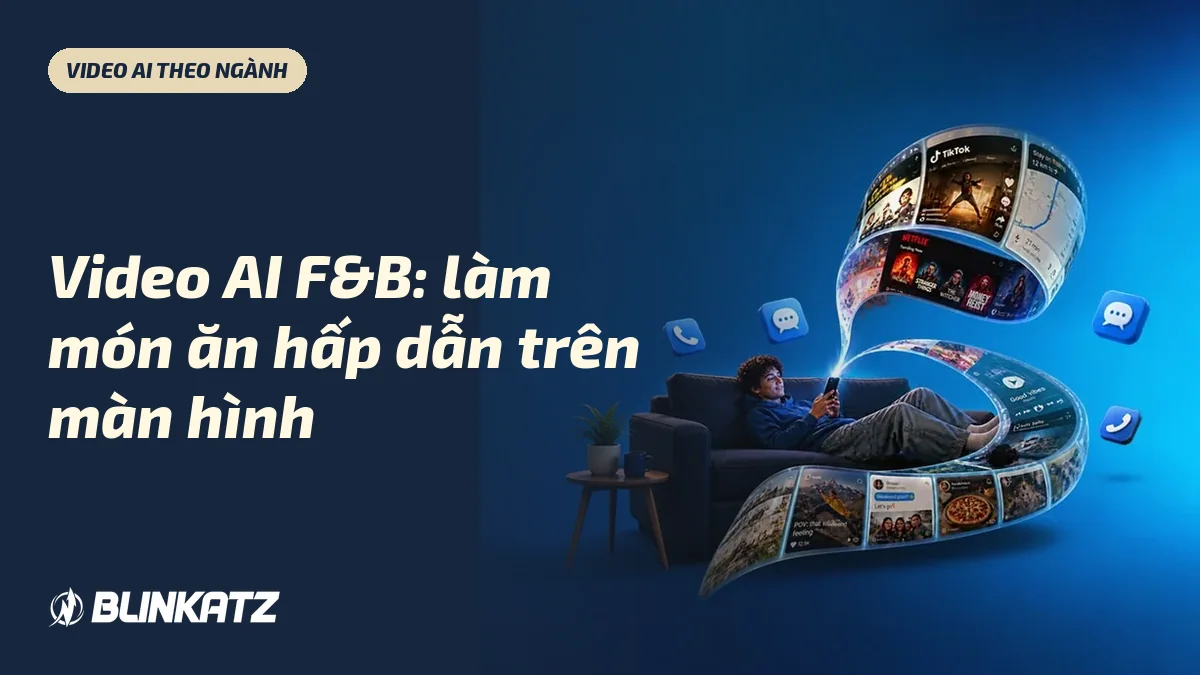 Video AI F&B: làm món ăn hấp dẫn trên màn hình
