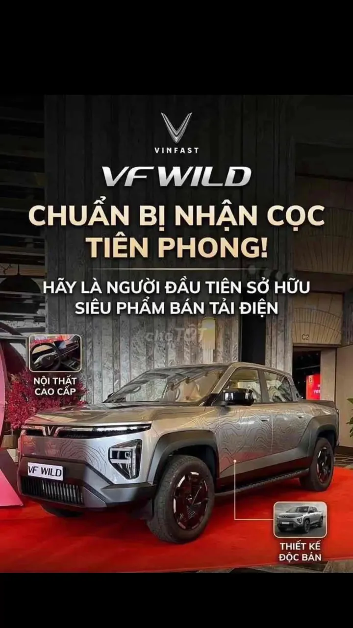 Khung hình cuối video VF WILD với lời kêu gọi nhận cọc, định dạng dọc 9:16